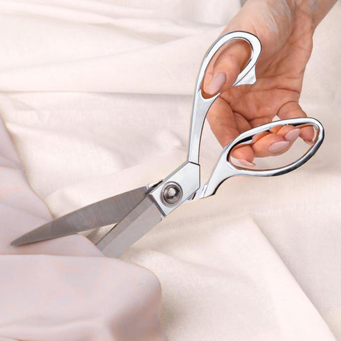 10.5" Stainless Steel Scissors Silver – Professional Heavy Duty Sharp Scissors 10.5" Scissors All Purpose Large Fabric Scissors Professional Sciss...