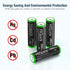 HiQuick AA AAA Rechargeable Batteries Combo - 2800mAh AA Rechargeable Batteries (4 Pack) and 1100mAh AAA Rechargeable Batteries (4 Pack), Performa...