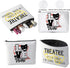 CMNIM Drama Makeup Bag Comedy Tragedy Mask Gift For Drama Theater Lover Cosmetic Pouch Bag Theatre It's A Stage I'M Going Through (LOVE Drama Make...