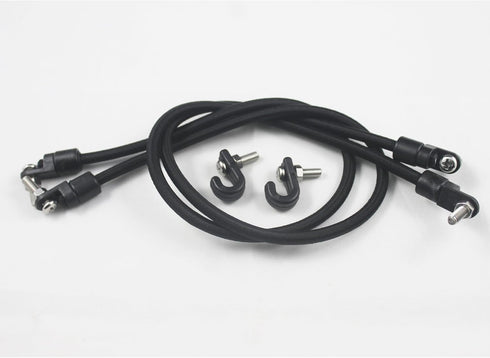 Kayak Bungee Paddle Holder kayak Paddle Keepers Kit for Kayak & Canoe - kayak Rigging Accessory (pack of 2)-W/ Screws...