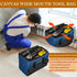 12 Inch Small Tool Bag for Men,Heavy Duty Wide Mouth Tool Tote with 6 Storage Pockets,Large Capacity Handbag,Canvas Mechanic Tool Bags,Portable To...