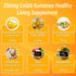 CoQ10 Gummies 250mg, Plus Omega-3, Vitamin B3 & Zinc, Magnesium, High Absorption Coenzyme Q10 Supplements for Boost Cellular Energy, Potent Antiox...