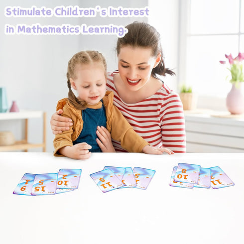 Math Flash Cards and Subtraction Games for Kids Ages 6-8, Numbers Cards 1-20 Learn Math Subtraction Activities, Homeschool Practice Materials for ...