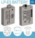Big Mike's BM Premium LP-E5 Battery and Charger Kit for Canon EOS Rebel XS, Rebel T1i, Rebel XSi, 1000D, 500D, 450D, Kiss X3, Kiss X2, Kiss F Digi...