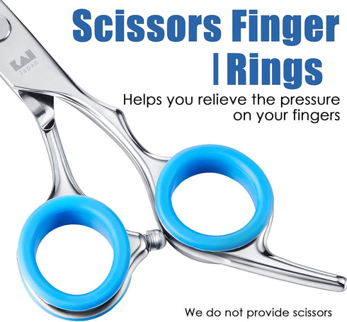 20 Pieces Scissors Finger Rings Silicone Pet Shears Finger Rings rubber finger dog hair scissors for Grooming Scissors Pet Hair Shears...