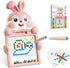 Magnetic Drawing Board, Magnetic Toys, Magnetic Dot Art Montessori Preschool Educational Toys, Magnet Doodle Board with Magnetic Pen & Beads & 14 ...