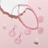 Pink Seashell Necklace Earrings Set Girls Costume Dress Up Accessories Jewelry for Girls Women...