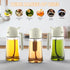 Olive Oil Dispenser Bottle, 2 in 1 Oil Dispenser for Kitchen, 17oz/500ml Glass Olive Oil Dispenser With Pourer, Oil Dispenser Bottle, Oil Sprayer ...