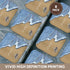 3dRose Print of Beach Shore with Enjoy and Flip Flops - Soft Coasters, Set of 8 (CST_214442_2)...