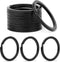 32mm Black Split Key Ring, Flat Key Ring, Split Ring, Black O Ring for Car Keys, for Home Key (12pcs)...