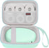 Label Maker Case for SUPVAN E10 Mini Bluetooth Label Printer, Extra Interior Mesh Pocket Fits Label Paper Cable, Green. (CASE ONLY! Label Maker no...
