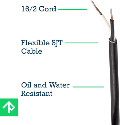 Rebuild Skills Replacement Power Tool Cords for Drills, Sanders, chop saws, Grinders, vacuums, Miter saws, appliances, Motors and Power Tools (8' ...