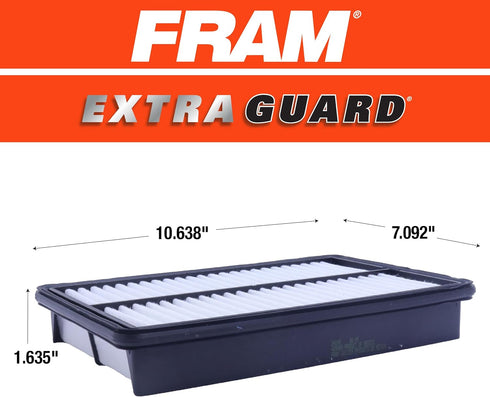FRAM Extra Guard CA11259 Replacement Engine Air Filter for Select Mazda (2.0L & 2.5L) Models, Provides Up to 12 Months or 12,000 Miles Filter Prot...
