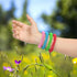 25 Pack Mosquito Repellent Bracelets for Adults & Kids, DEET-Free Bands, Individually Wrapped Repellent Wristbands...
