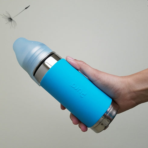 Pura Kiki Nipple/Spout Silicone Travel Covers - Pura Lids Compatible | Plastic-Free, Medical Grade, MadeSafe Certified | Prevents Leaks & Spills, ...