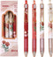 4 Pcs Gel Ink Pens Flower Retractable Pens 0.5mm Black Ink Gel Pens Women Girls Cute Aesthetic Pens Office School Pens (Flower-2)...