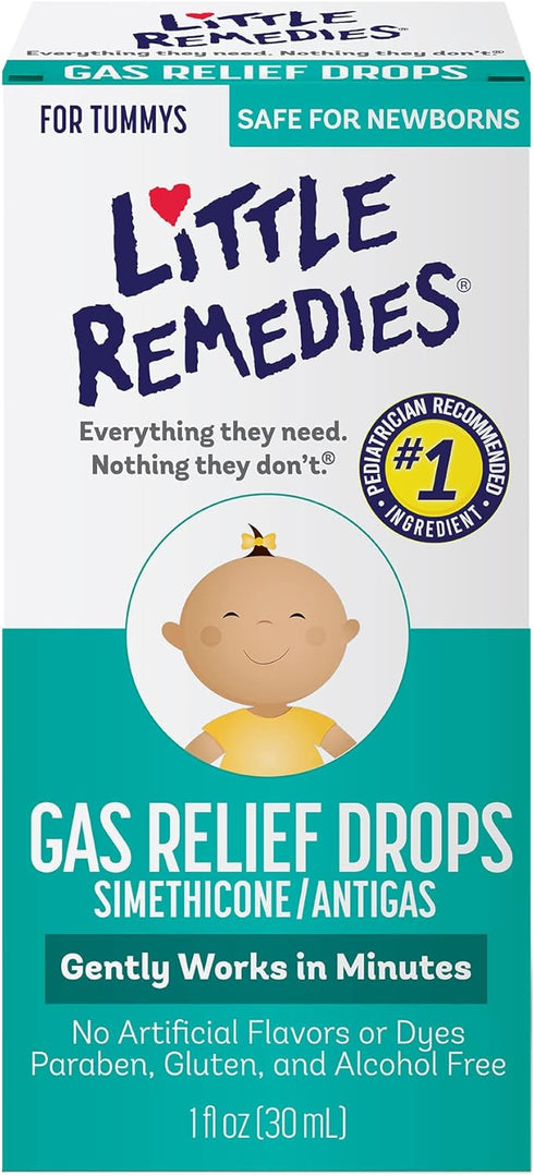 Little Remedies Gas Relief Drops, Natural Berry Flavor, Safe For Newborns, 1 fl oz...