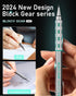 Nicpro Blocky Gear 2mm Mechanical Pencils in Case, Metal Drafting Lead Holder with 6 Tubes 2mm Lead Refill (HB 2B 2H 4B 4H & Colors) Sharpeners, E...