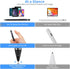 Active Stylus Digital Pen with Ultra Fine Tip Stylus for iPad iPhone Samsung Tablets, Compatible with Apple Pen,Stylus Pen for iPad Pro, Black...