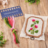 Elecrelive 2 Sets Flower Embroidery Starter Kit for Beginners Adults Stamped Cross Stitch kits 2 Embroidery Hoops & Fabric & Threads & Needles......