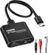 avedio links HDMI ARC Audio Extractor Converter 4K@60Hz, HDMI to Optical Toslink SPDIF + 3.5mm AUX Jack Stereo Audio Adapter Converter Splitter In...