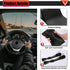 1PC Leather Steering Wheel Cover,Stitch on Wrap,DIY Sewing with Needle Thread,Anti-Slip Car Steering Wheel Protector for Max Diameter 15 Inch(Glos...