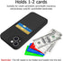 for iPhone 15 Case with Card Holder Soft Liquid Silicone Credit Card ID Slot, Full Camera Scratchproof Shockproof Protective Cover iPhone 15 Walle...