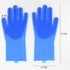 Pet Grooming Gloves, Yintoper Dog Washing Gloves with High-Density Teeth, Heat Resistant Silicone Cat Hair Remover with Enhanced Five Finger Desig...