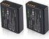 2-Pack of LP-E10 Batteries for Canon EOS Rebel T7 T6 T5 T3, Kiss X50 X70, EOS 1100D 1200D 1300D 2000D Digital Camera...