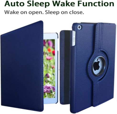 Tendmart Case Compatilbe with ipad Air 2 Case (2014 Release) 5th/6th Generation 9.7-inch Sleep/Wake 1566, A1567 MGLW2LL/A, MGKM2LL/A, MGTY2LL/A, M...