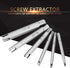 High Speed Steel Broken Tap Extractor Broken Screw Extractor Extractor A B C 3 Optional Set(6Pcs)...