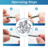 30 PCS Chicago Screws Kit Includes 20 PCS Universal Photo Album Screws and 10 PCS Extension Posts, Used for Binding Extending Scrapbook Photo Albu...