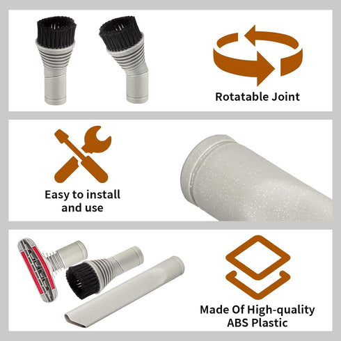 Vacuum Attachment Replace Dyson Upholstery Attachment, Replace Dyson Crevice Tool, Replace Dyson Attachment for Dyson Dc14 Replacement Parts DC01 ...