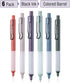 Mr. Pen- Retractable Gel Pens, 6 Pack, Vintage Barrels, Black Gel Pens, Fast Dry, Gel Pens Fine Point 0.5mm, Retractable Pens, Cute Pens, Gel Ink ...
