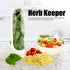 Herb Saver, Herb Keeper Herb Storage Container Savor Preserver Vegetable Preservation Bottle for Cilantro Mint Parsley Asparagus...