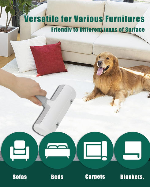 Pet Hair Remover Roller - Reusable Lint Roller for Pet Hair - Portable Cat and Dog Hair Remover - Pet Hair Removal Tool for Furniture, Couch, Carp...