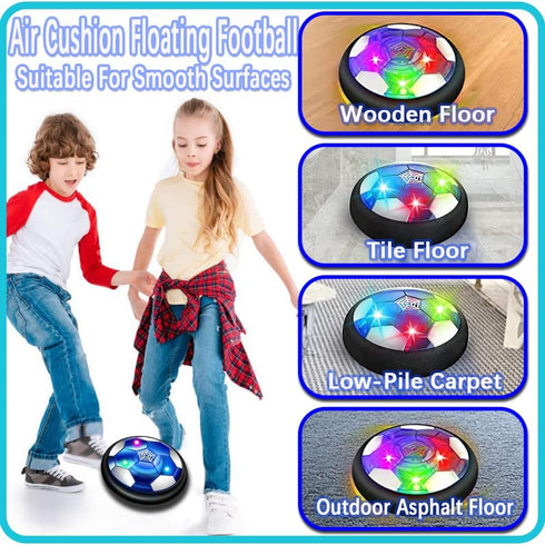 JRD&BS WINL Hover Soccer Ball Toys for Boys Girls Rechargeable Floating Soccer Ball with Led Lights Indoor Air Football Game Birthday Gifts for Ki...