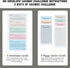 2 in 1 Money Saving Binder, A6 Budget Binder with Upgraded 24 Money Saving Trackers to Save $5050, 500, 1000, 10000 etc...