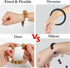 Hicdaw Wristlet Bracelet Keychain Wallet for Women 9 Slots Credit Card Holder Tassel Purse Silicone Key Ring with Gift Box...