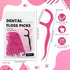 200 Count Dental Floss Picks Bulk Non Breakable Dental Floss Flossers for Adults Tooth Picks Flossers Teeth Cleaning Dental Floss Flossers for Fam...