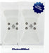 CHOICEMMED 2 Pack Universal Therma Heated TENS Unit Pads - Muscle Stimulator E-stim Electrodes - Universal Replacement Massage Pads for Electronic...