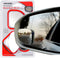 Blind Spot Mirror, Fan Shape Blind Spot Mirror, Upgrade HD Glass Wide Angle Fan Shaped Mirror, Frameless 360° Adjustable Convex Rear View Mirror f...