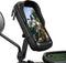 Waterproof Motorcycle Phone Mount 360° Rotation Motorcycle Rearview Mirror Phone Holder Anti-Shake Large Capacity Motorcycle Cell Phone Holder wit...