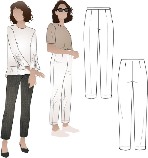 Style Arc Sewing Pattern - Willow Pant (Sizes 04-16)...