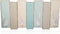 Tumbler Home Beachy Wood Wall Rack-4 Double Metal Hooks-Distressed Beach Decor Finish 16 inch x 8 inch...