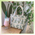 Women's Tote Bag Mini Flowers Embroidered Handbag Small Cellphone Purse Canvas Hobo Bag...