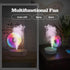 Mini Desk Fan, 3-IN-1 Portable Misting Fan, Necklace Hand Fan with Colorful LED, Small Handheld Fan Foldable, Quiet, Lanyard, Personal Fan for Wom...