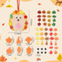 24 Pack Hedgehog Craft Kits for Kids Make You Hedgehog Foam Stickers DIY Autumn Art and Craft for Boys Girls Party Supply Art Activities Birthday ...