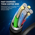 Black iPhone Charger Cord, 3-Pack 6FT MFi Certified Fast Charging Cable Data Sync Lightning to USB-A Cable Compatible with iPhone14/13/12/ Mini/Pr...