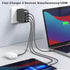 DTK USB C Wall Charger, 120W Fast Charger Block Plug, 4-Port Portable Power Adapter Charger Station for iPhone 14 13 12 11 Pro Max SE XS XR X 8 7,...